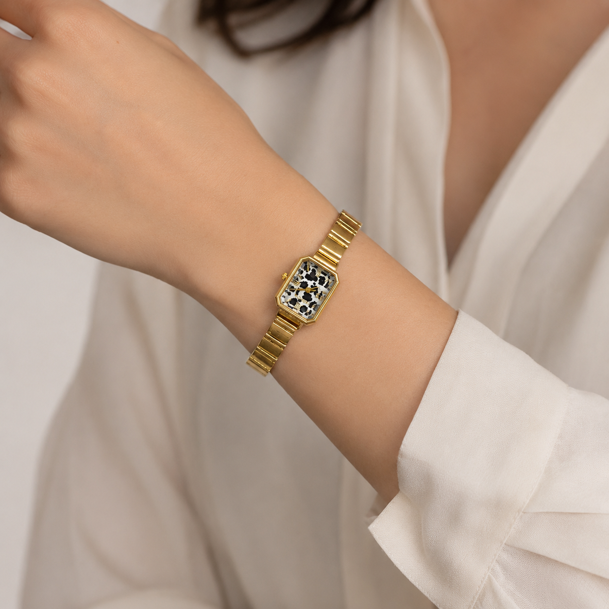 Golden mosaic Watch