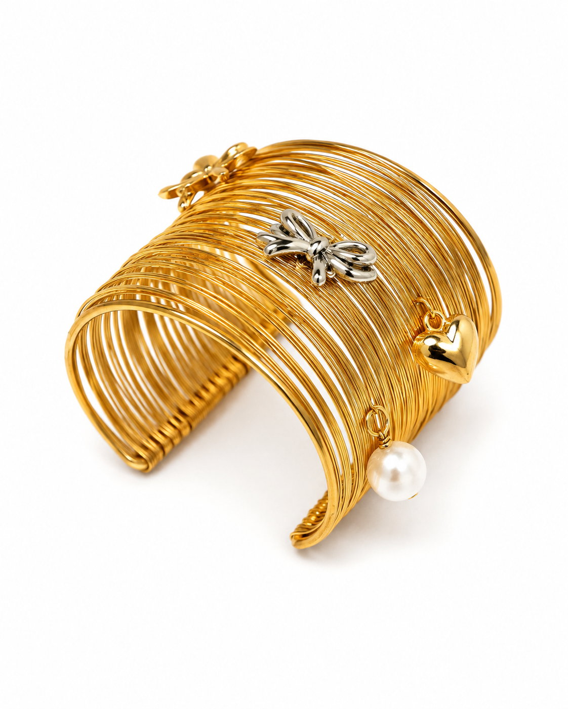 Charms Cuff Bracelet