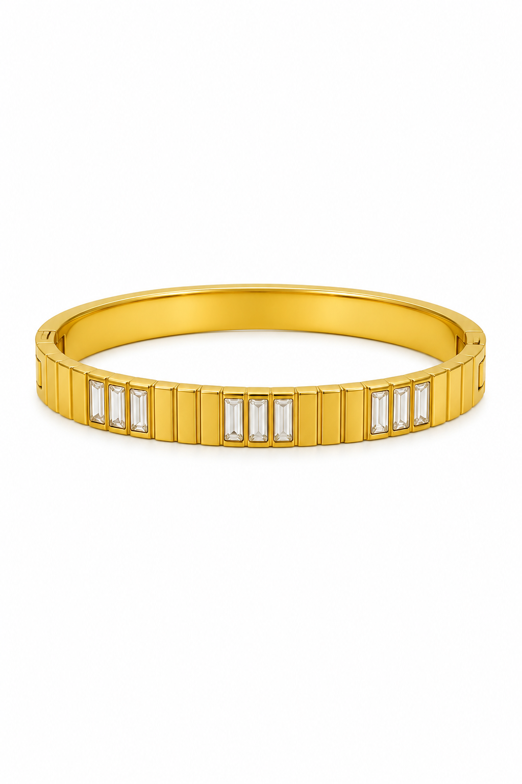 Crystal Link Thin wrist Baby size bracelet
