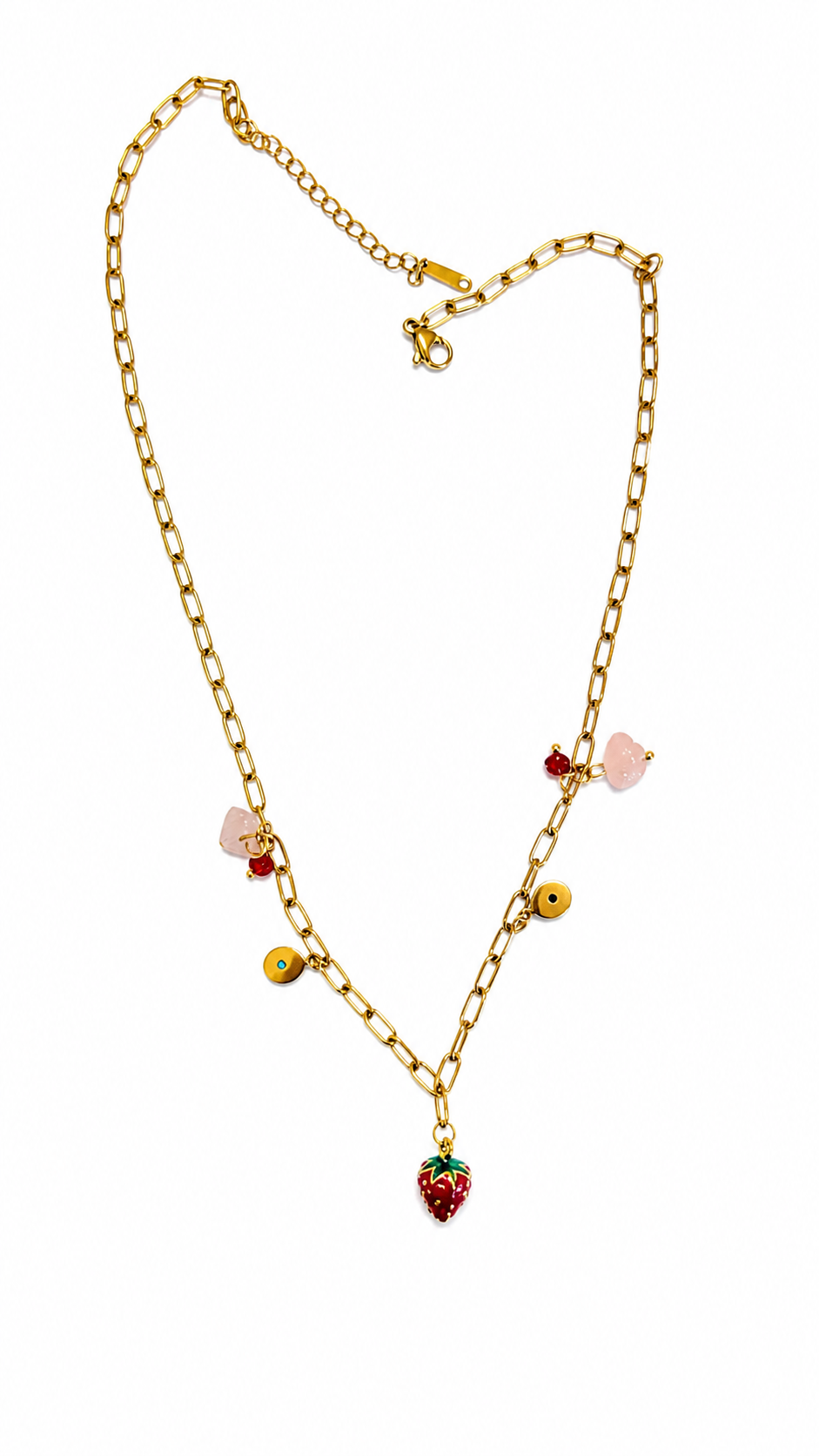 Strawberry charm pendant