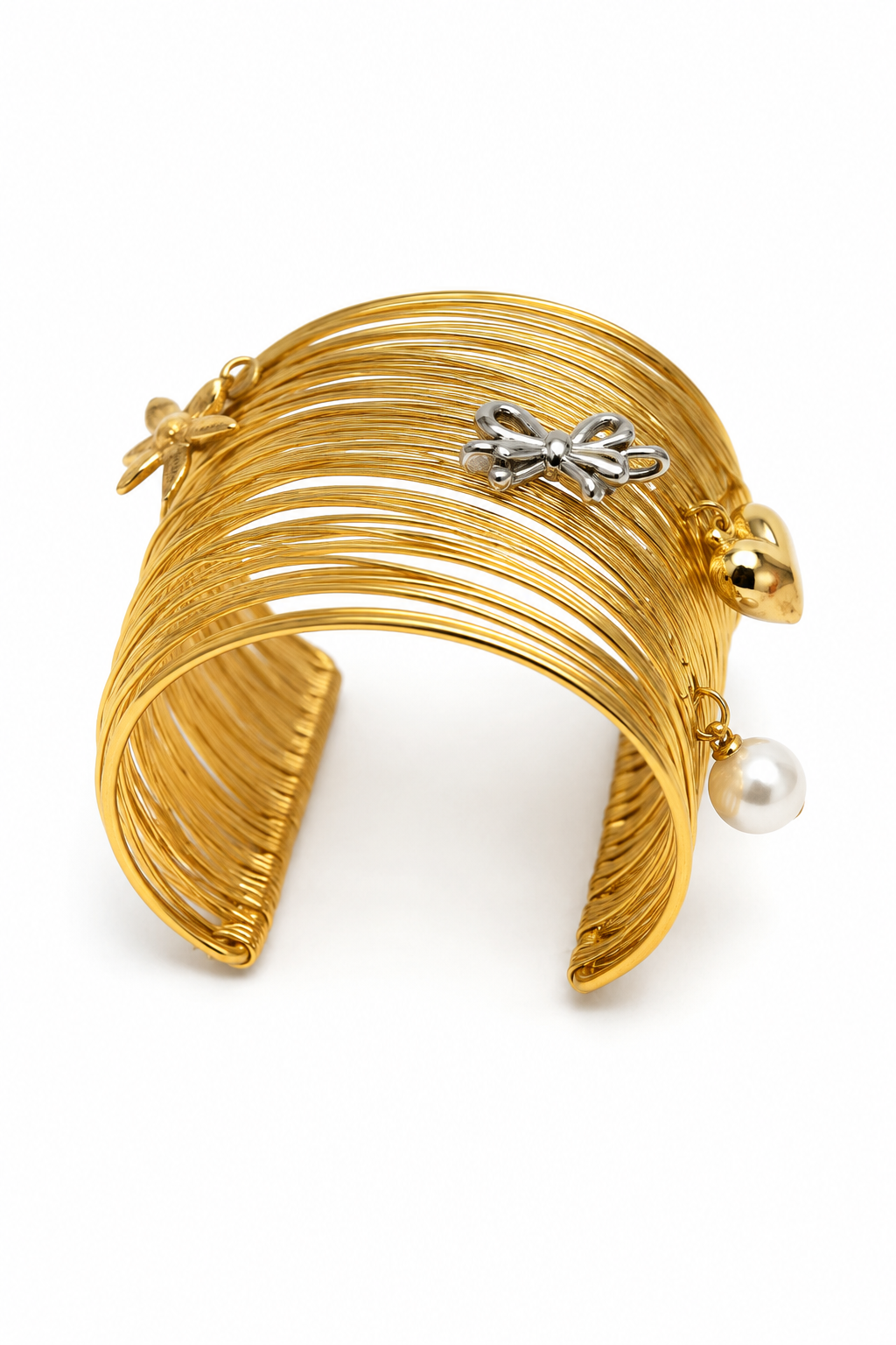 Charms Cuff Bracelet