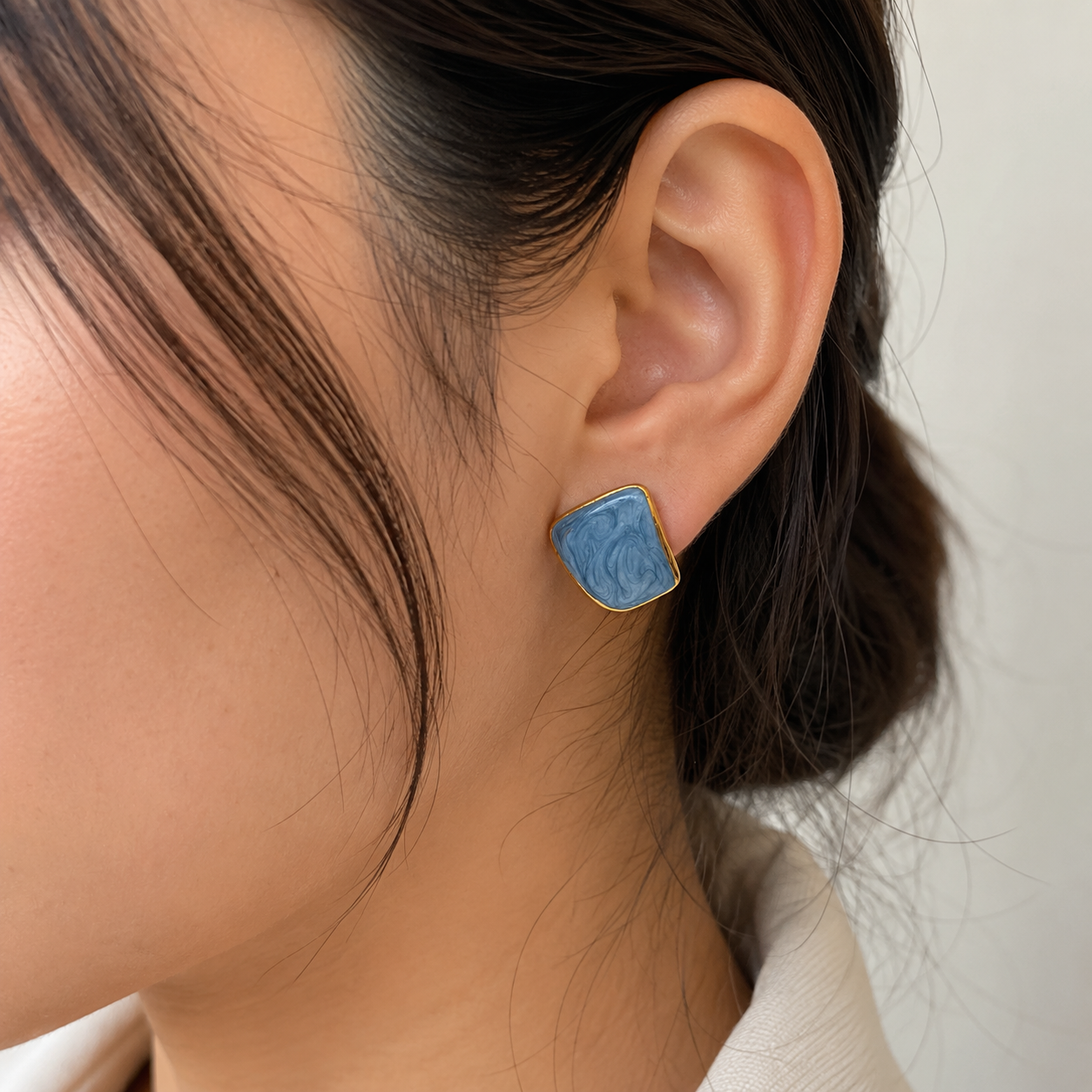 Azure Muse studs
