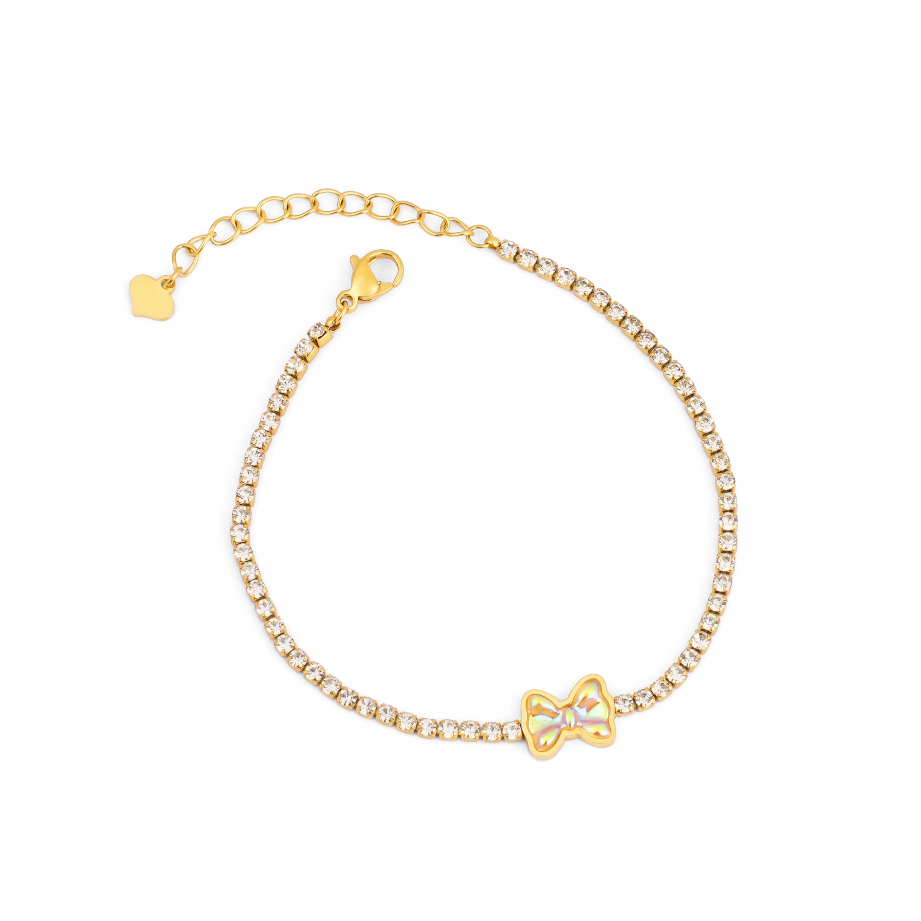Tennis Bow Bracelet