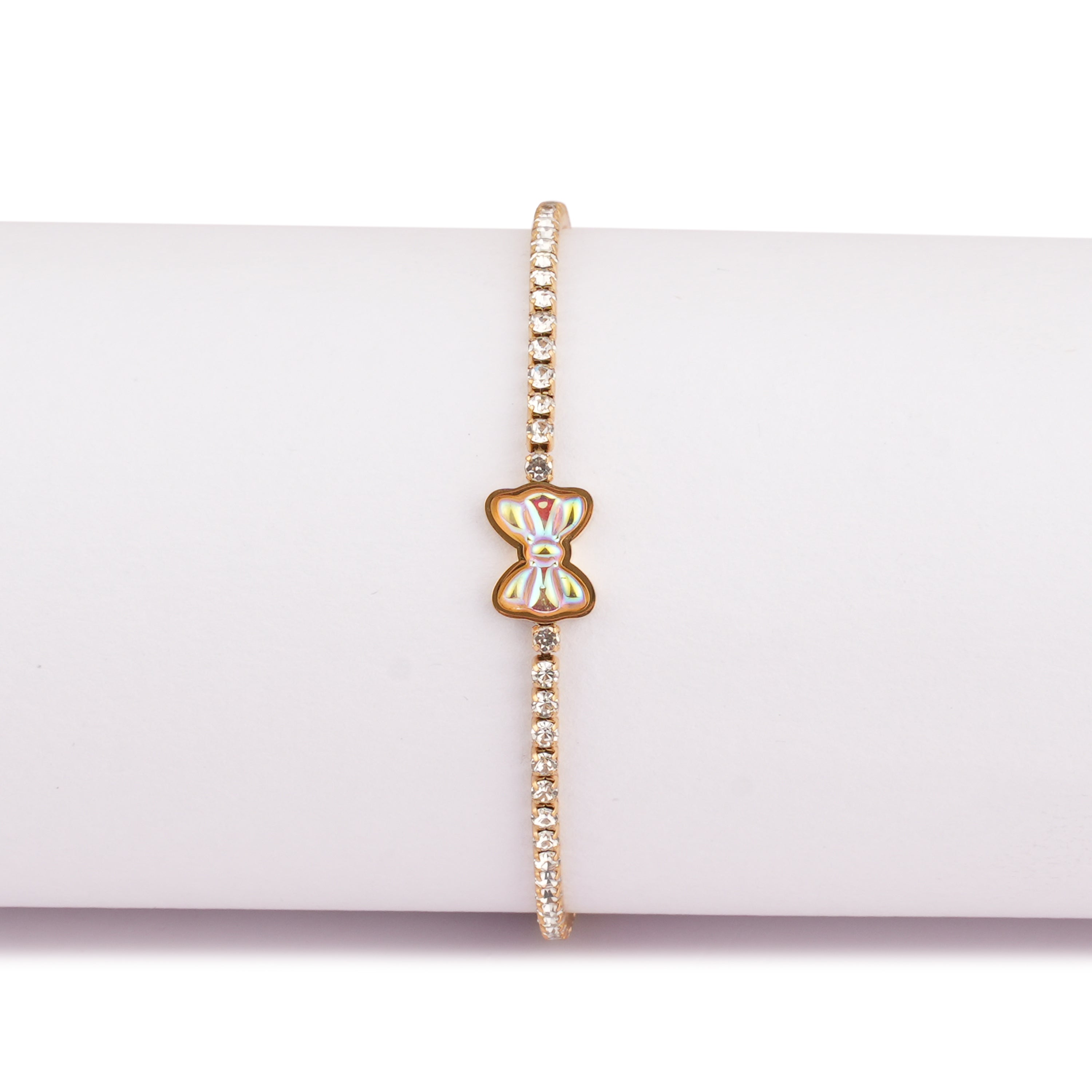 Tennis Bow Bracelet