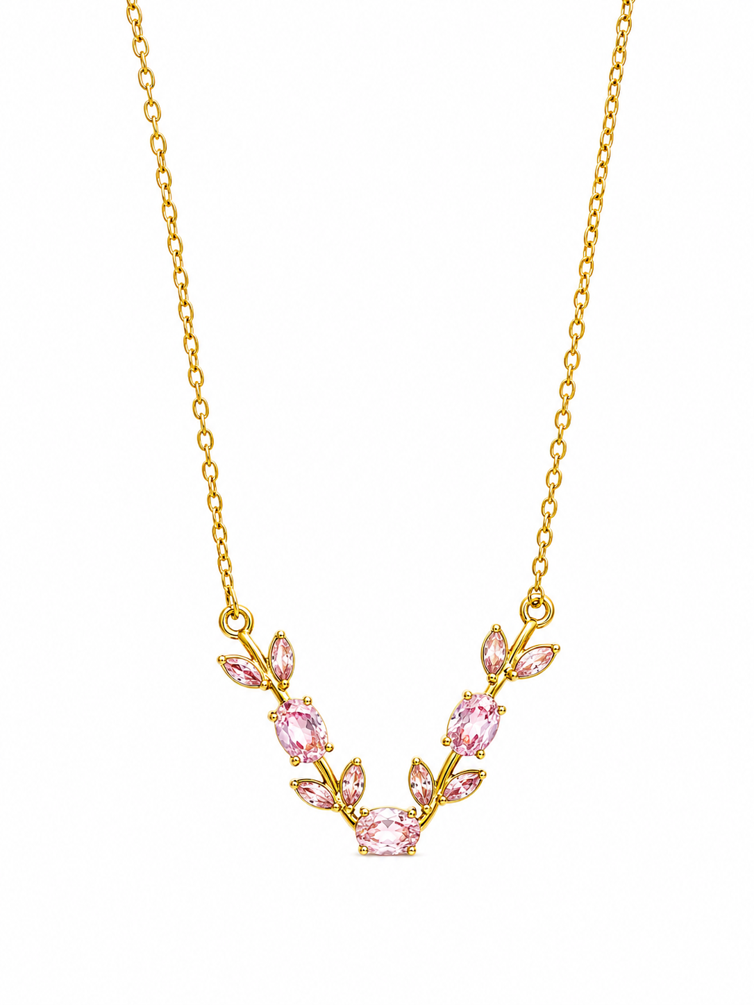 Pink tulip pendant