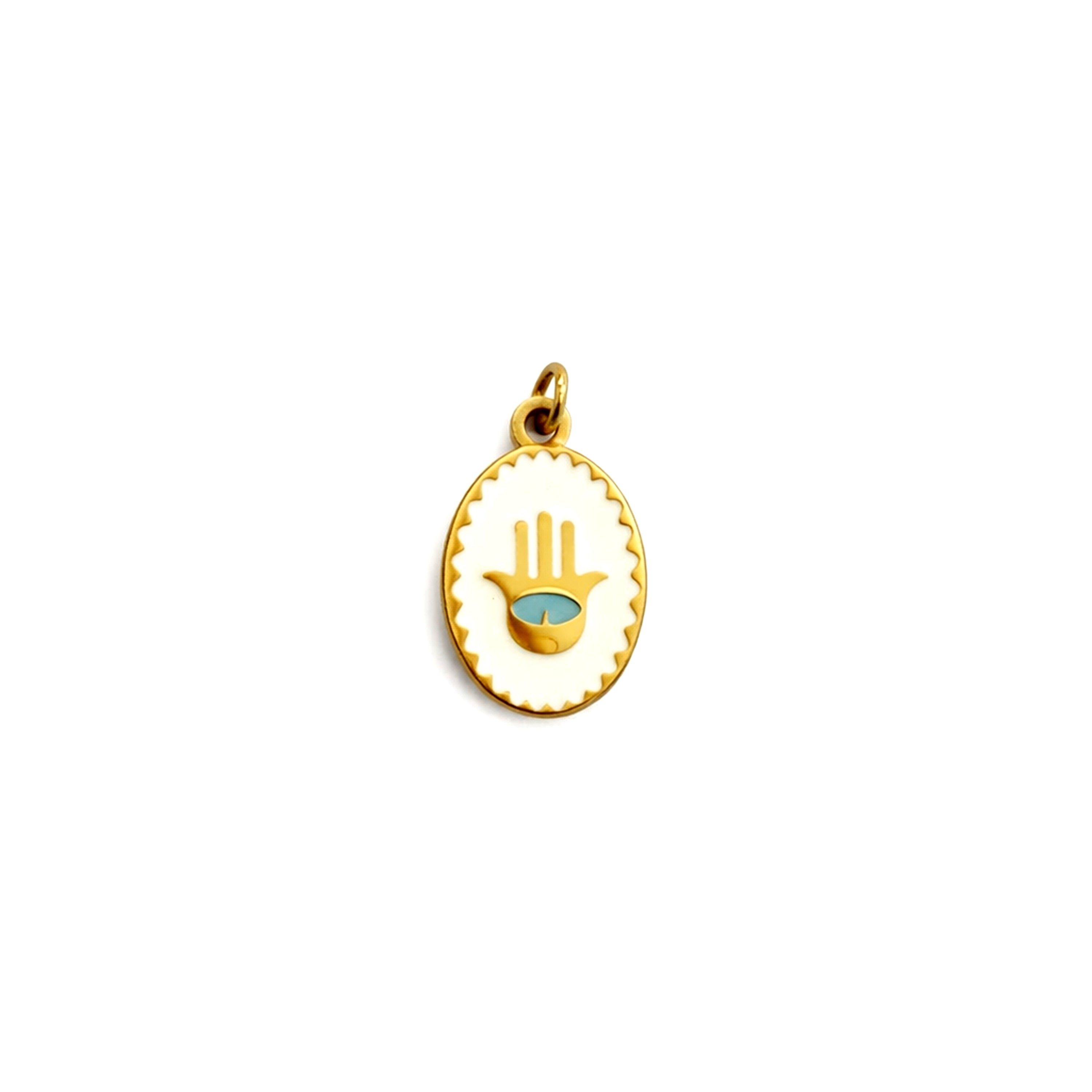 Luna Hamsa Charm
