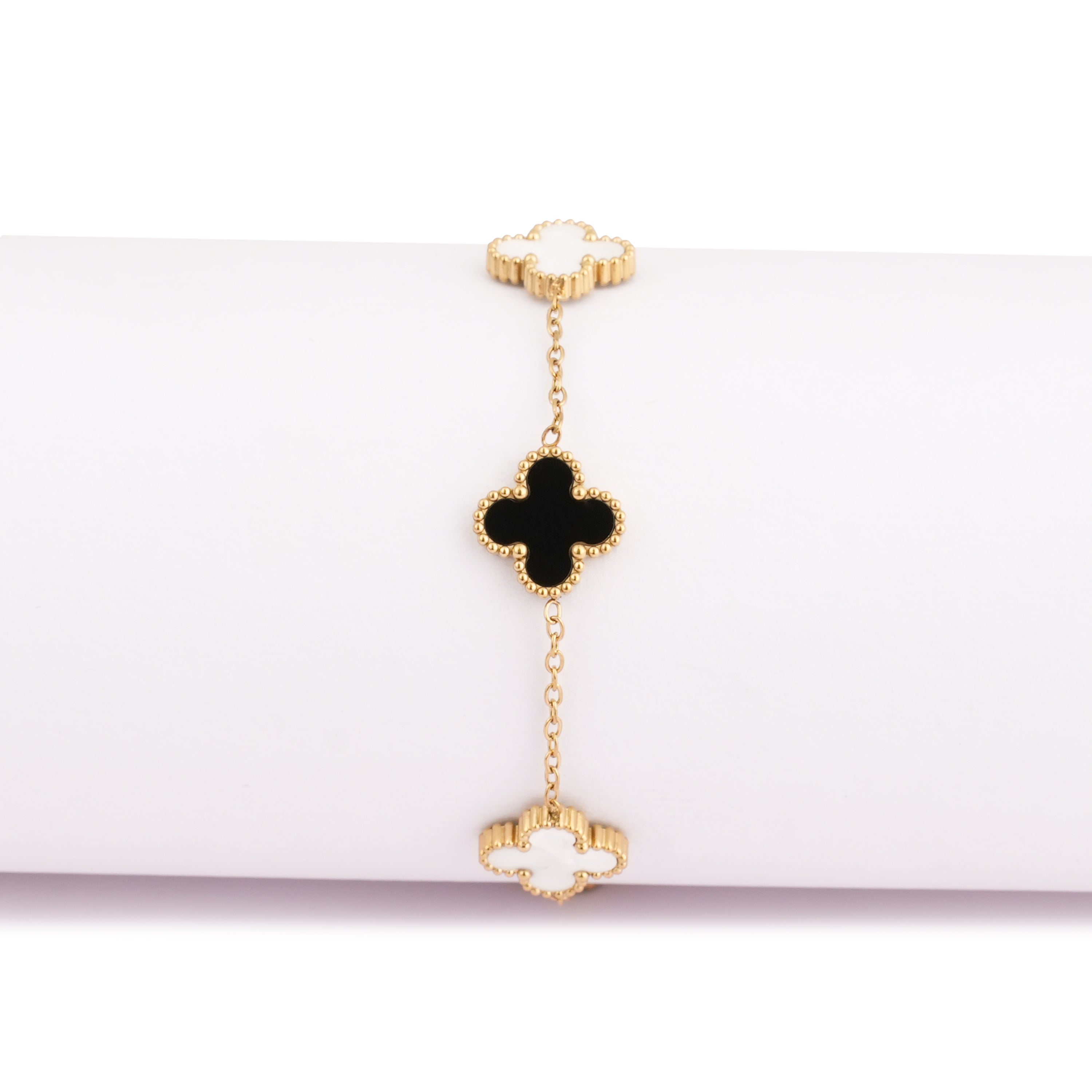 Noir Clover Bracelet