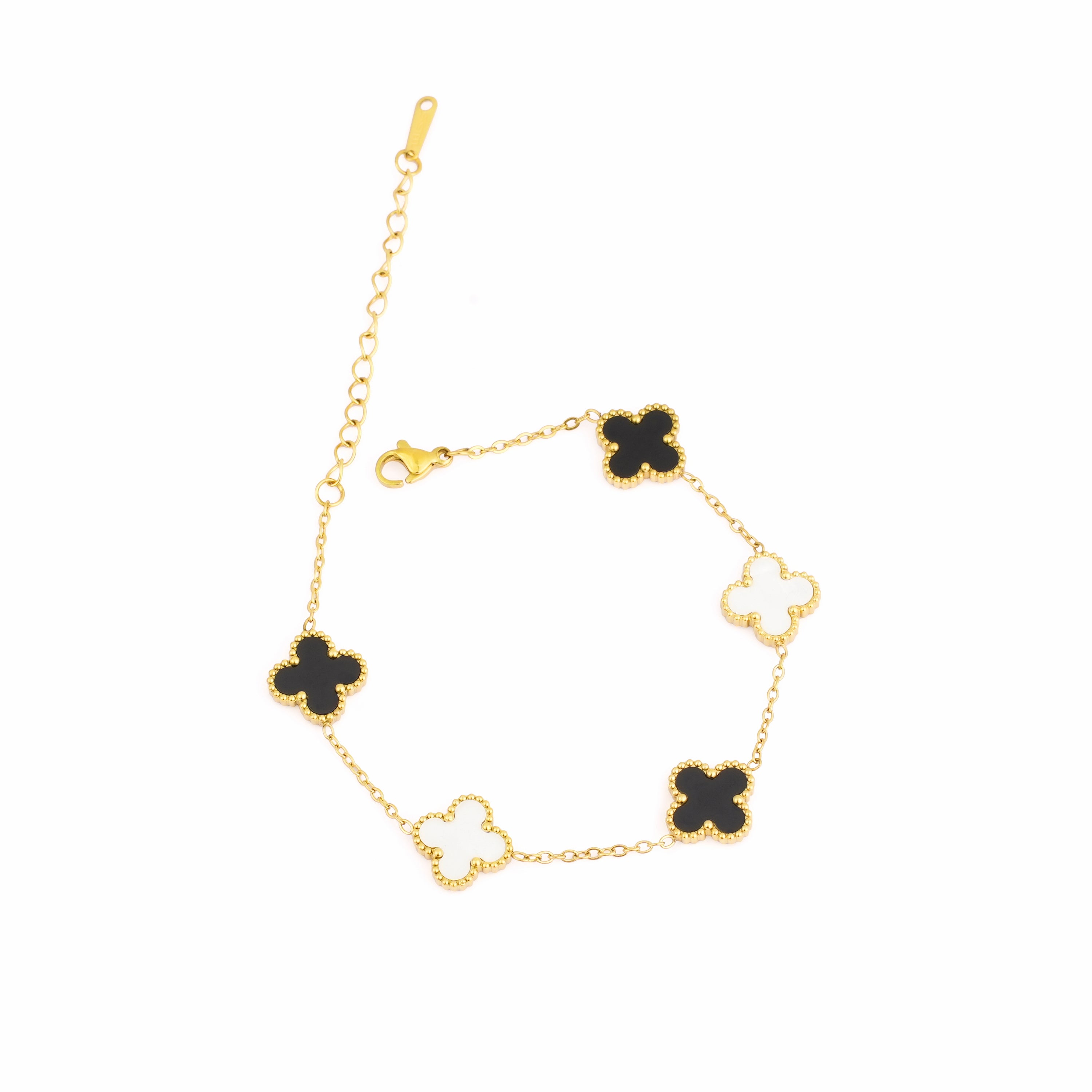 Noir Clover Bracelet