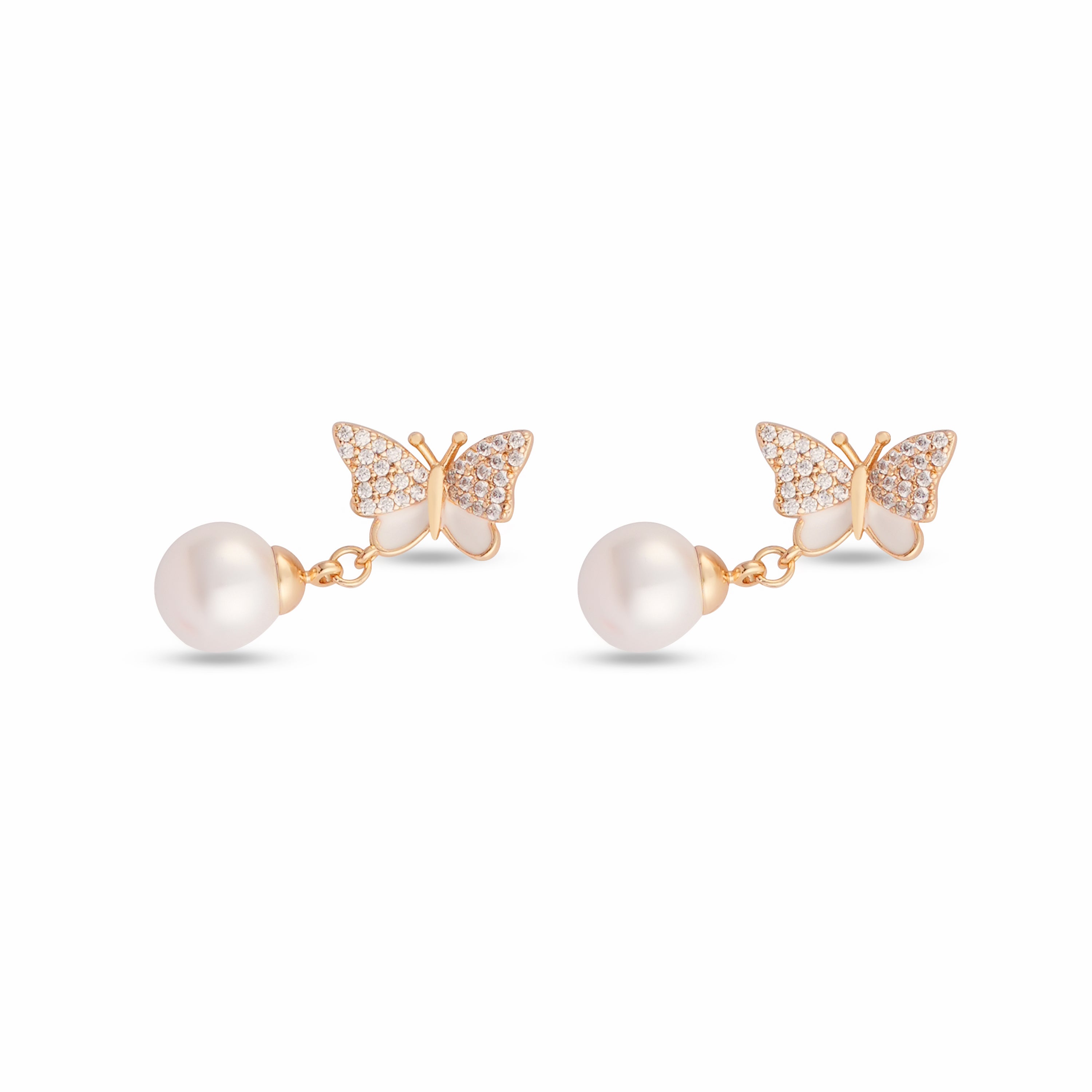 Pearl Wings Earrings