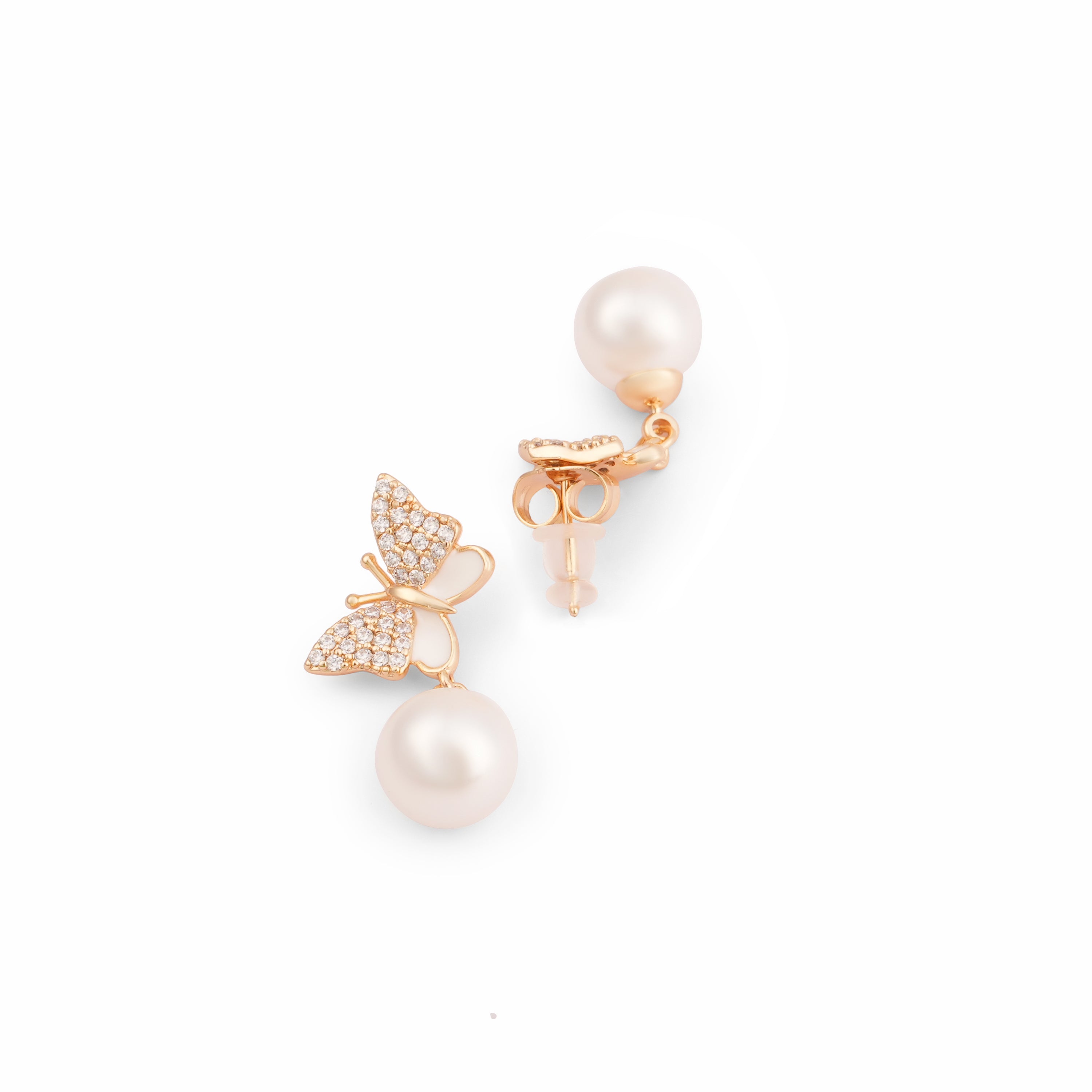 Pearl Wings Earrings